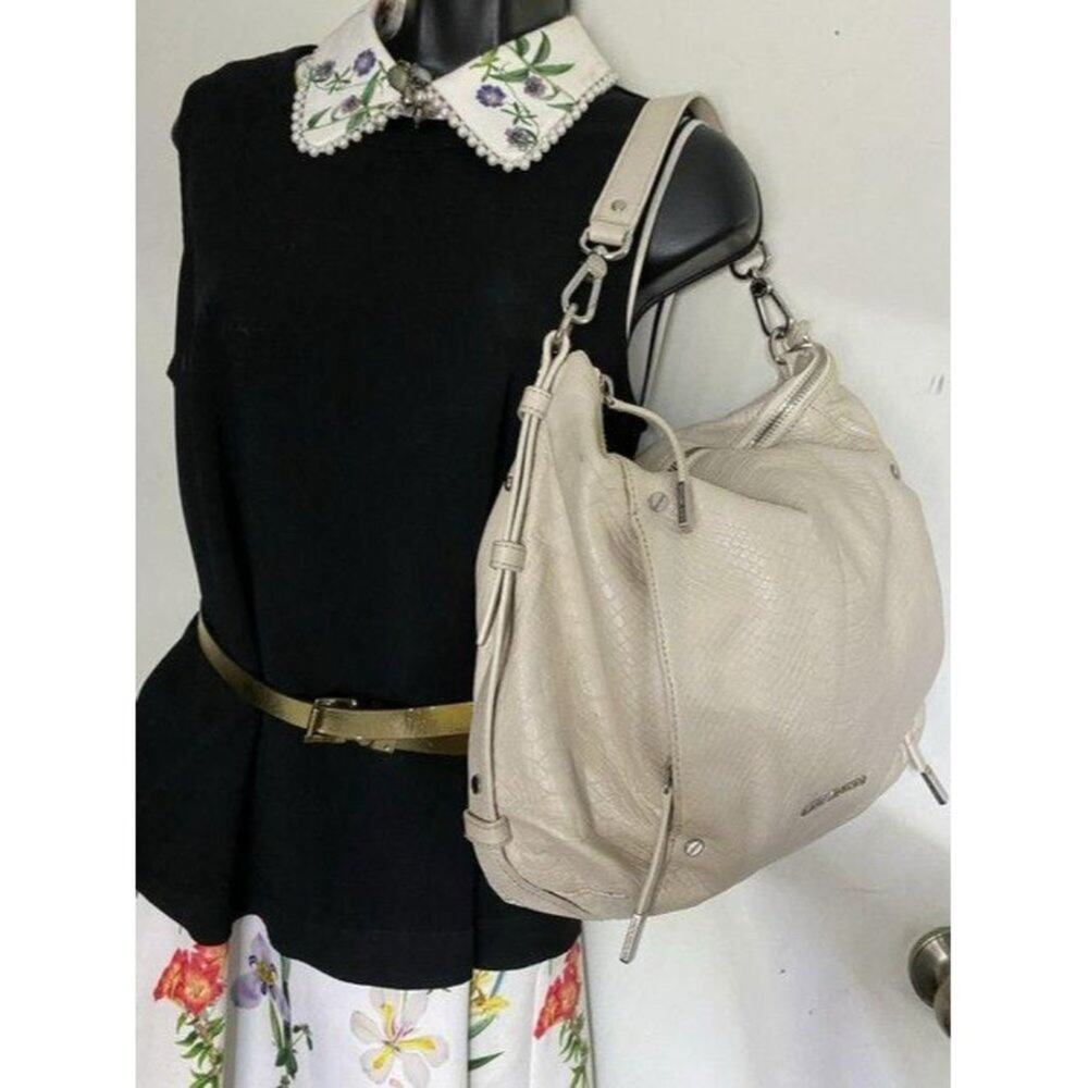 michael kors cream leather shoulder bag - Picture 6 of 10